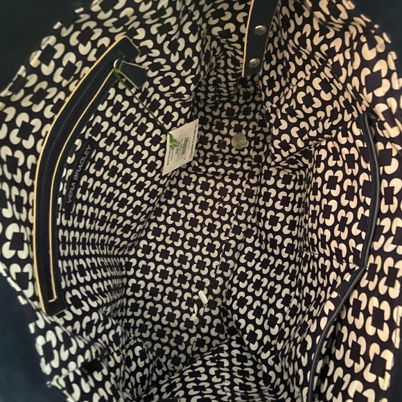 Vera Bradley NWT Navy Tote Bag - Picture 3 of 9